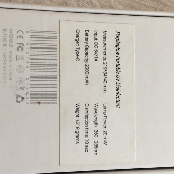 Portable Uv disinfectant wands - Picture 4 of 4